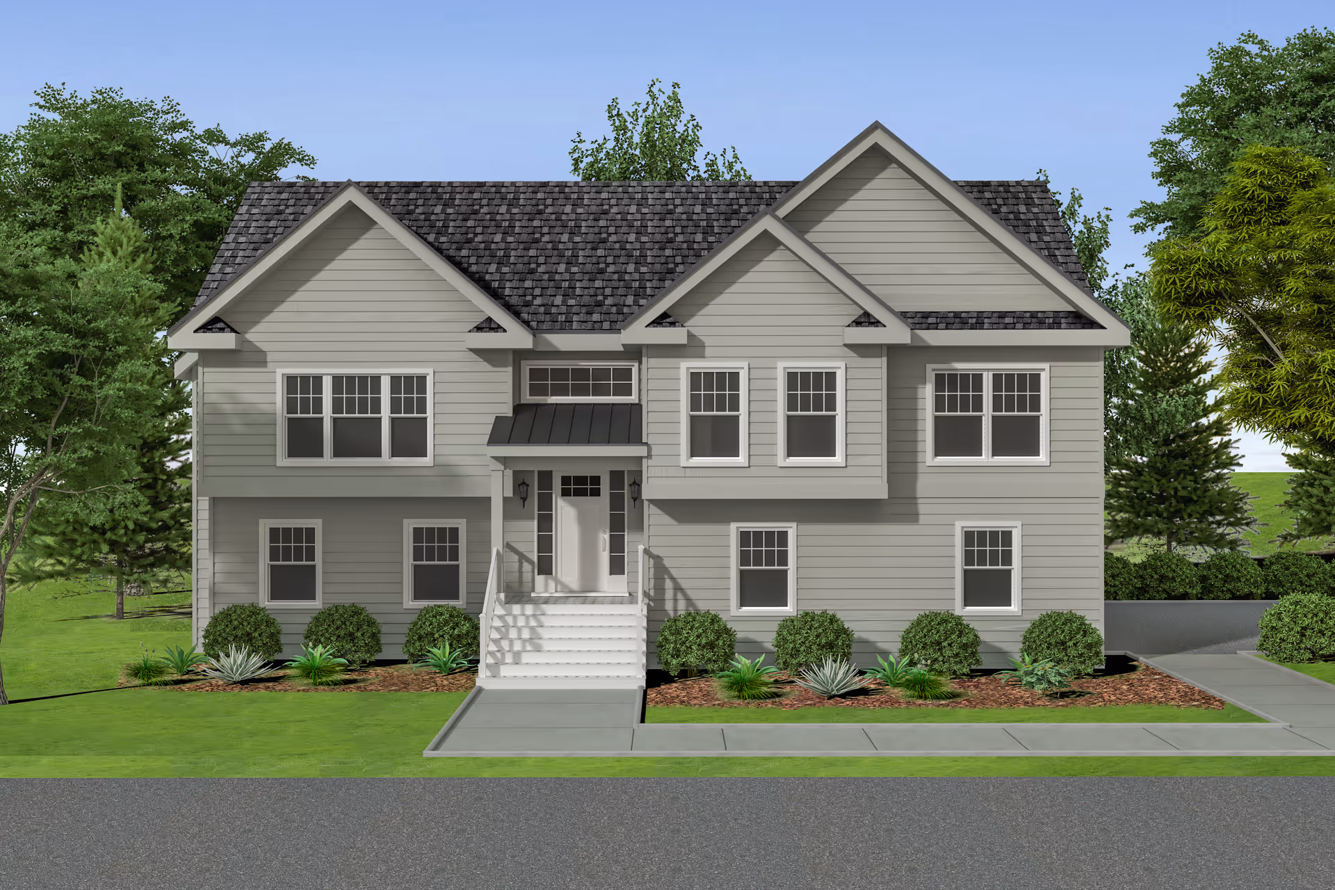 Exterior 3D rendering
