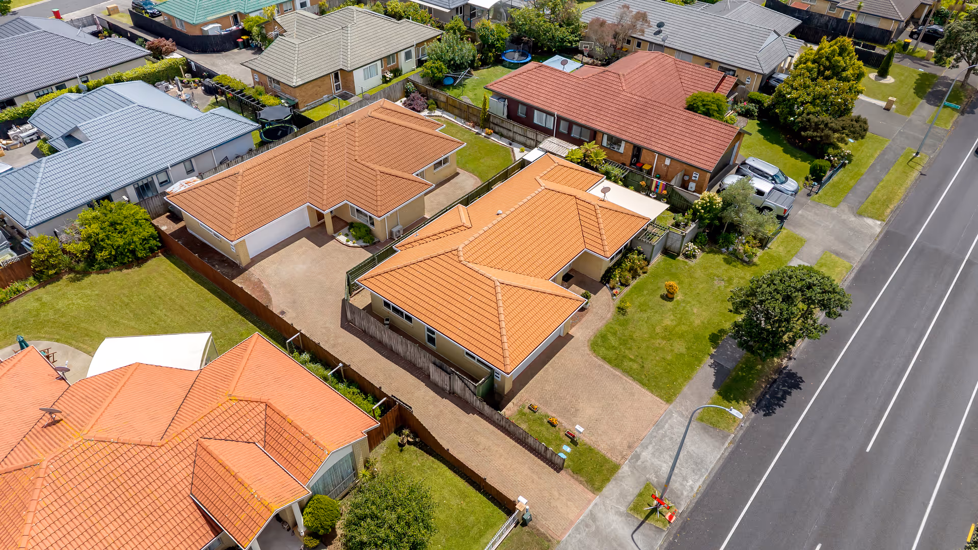 High-resolution drone shot