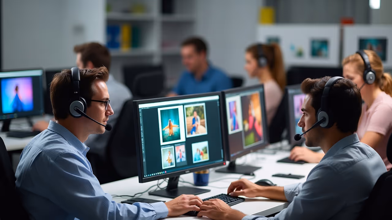 Photo enhancement for web