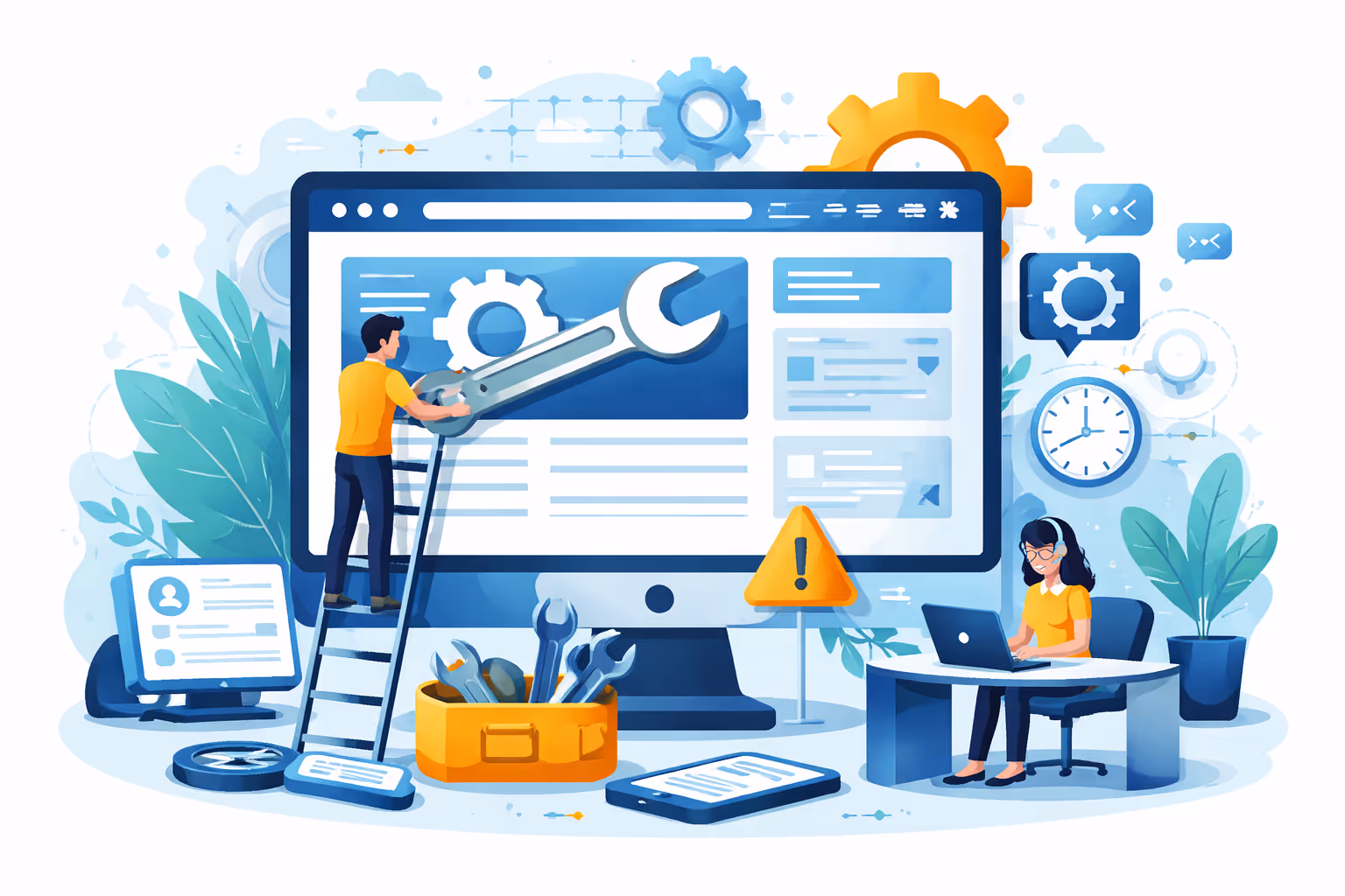 CMS-integrated website development